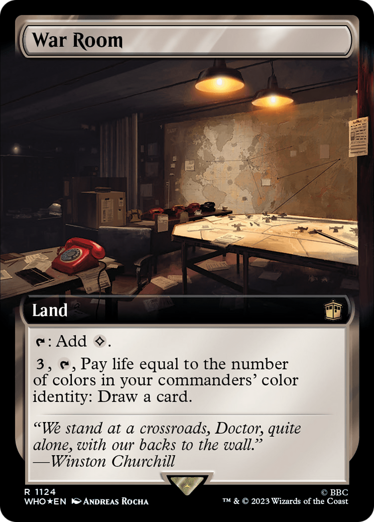 War Room - Extended Art - Surge Foil [WHO-1124]