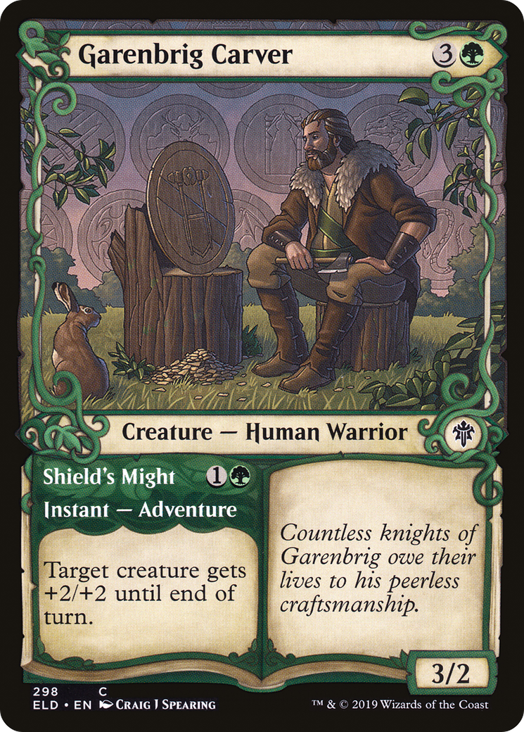 Garenbrig Carver // Shield's Might - Showcase [ELD-298]