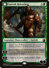 Garruk Relentless // Garruk, the Veil-Cursed [V17-9]
