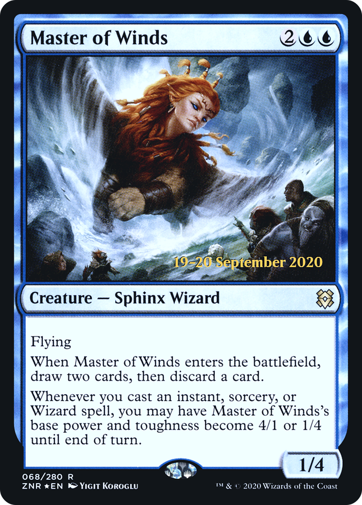 Master of Winds - Prerelease Promo [PZNR-68s]
