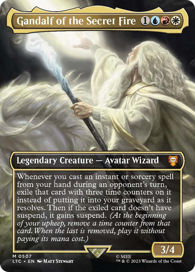 Gandalf of the Secret Fire - Borderless [LTC-507]