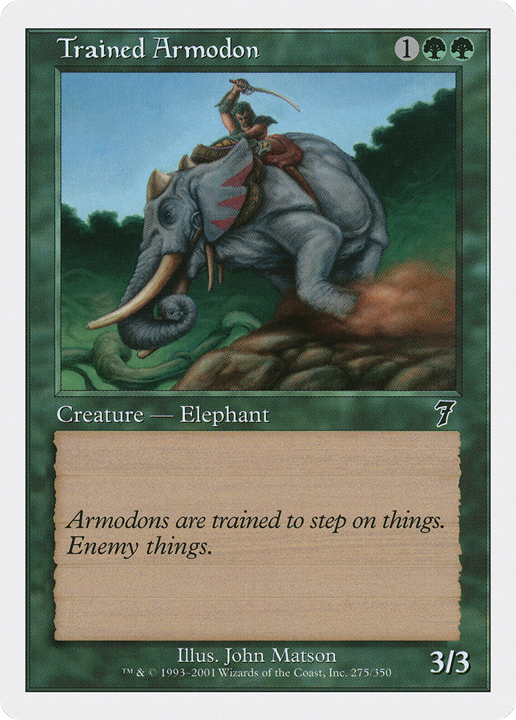 Trained Armodon [7ED-275]