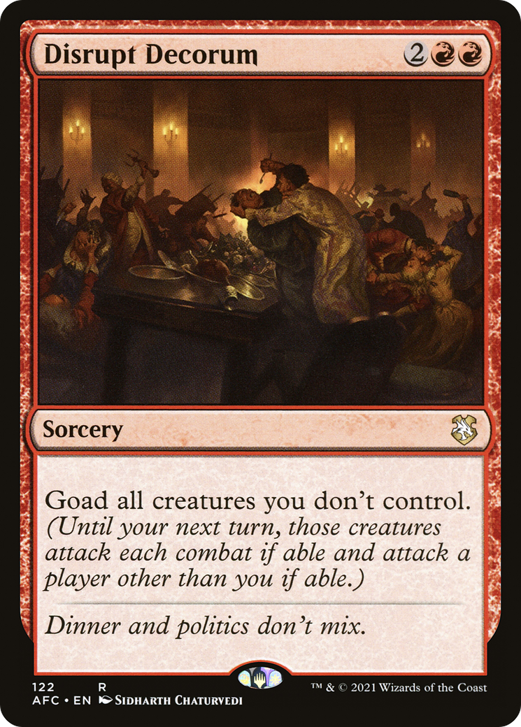 Disrupt Decorum [AFC-122]