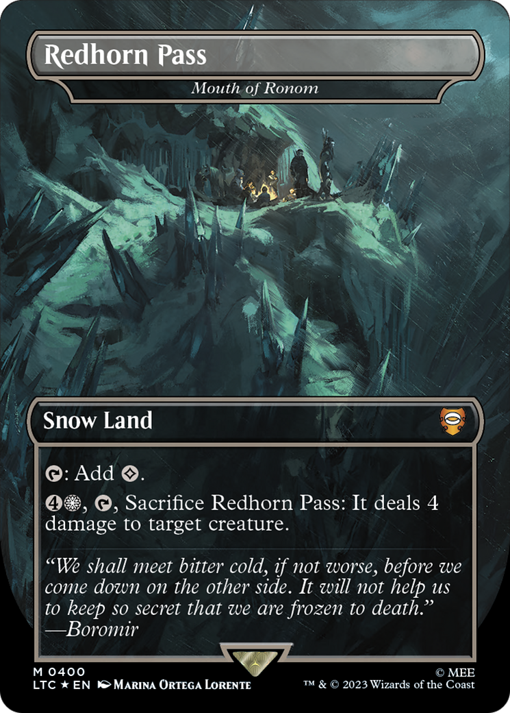 Mouth of Ronom - Borderless - Surge Foil [LTC-400]