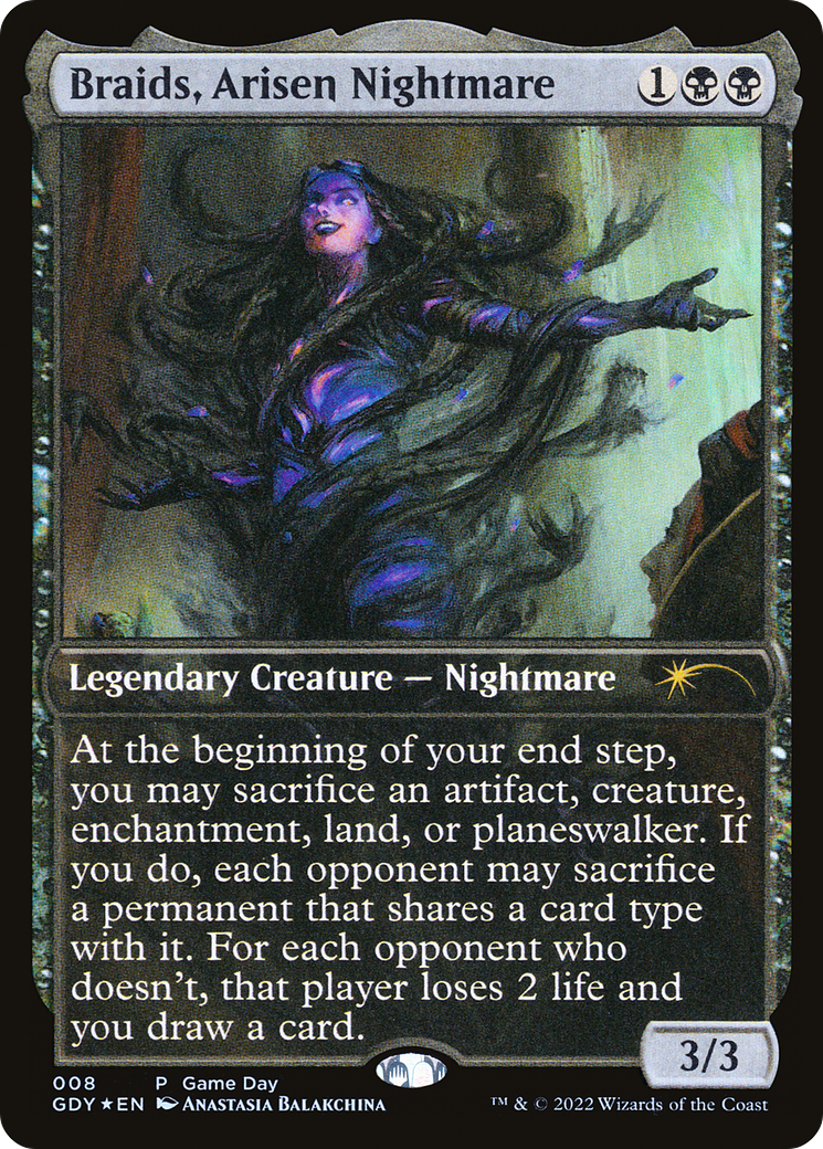 Braids, Arisen Nightmare - Full Art - Promo [GDY-8]