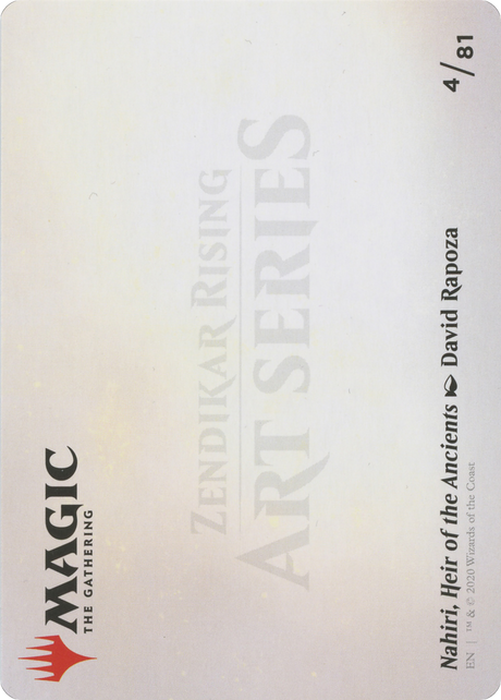 Nahiri, Heir of the Ancients // Nahiri, Heir of the Ancients - Borderless [AZNR-4]