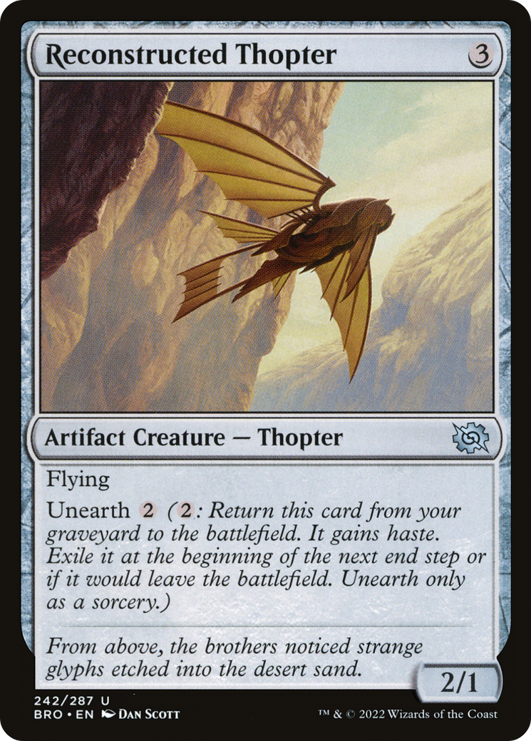 Reconstructed Thopter [BRO-242]