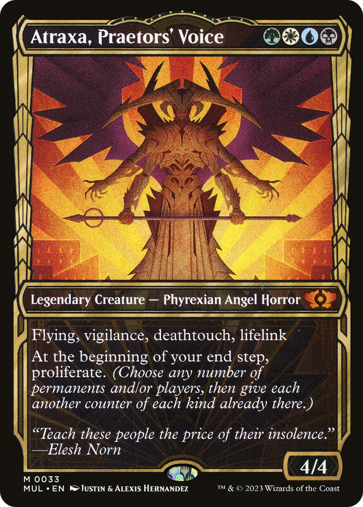 Atraxa, Praetors' Voice - Showcase - Full Art [MUL-33]