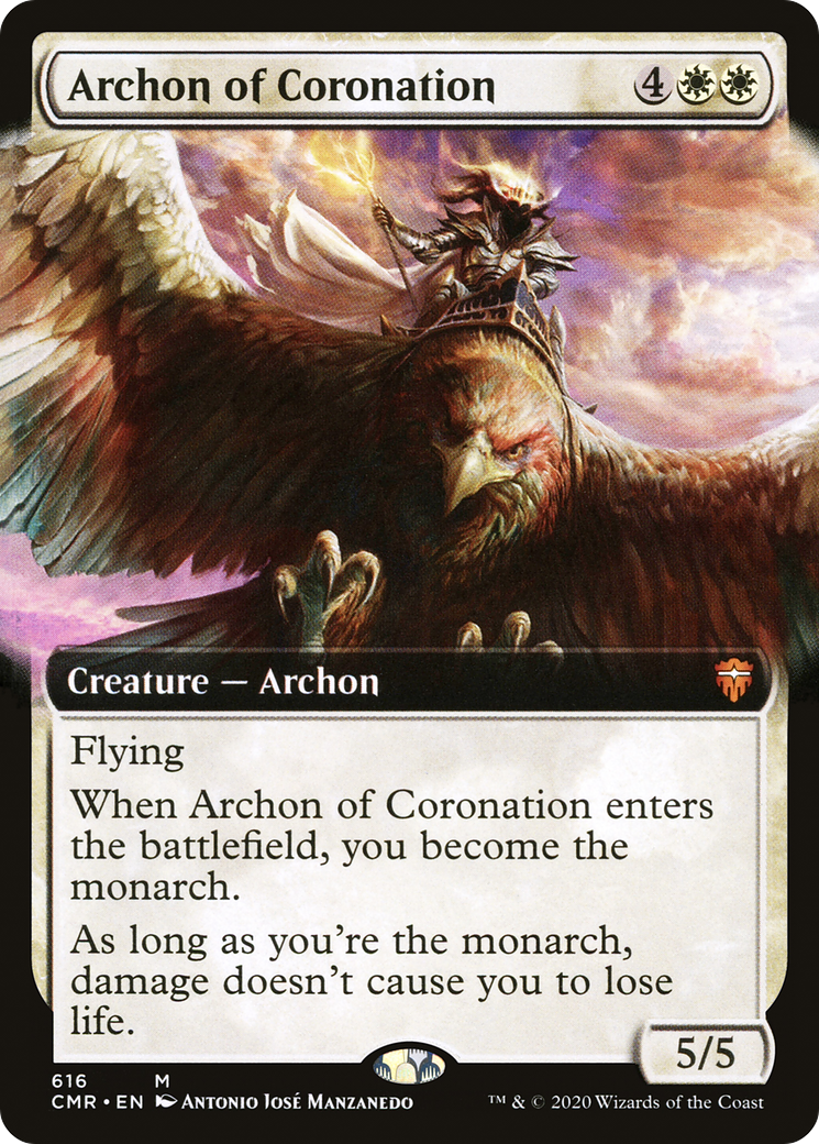 Archon of Coronation - Extended Art [CMR-616]