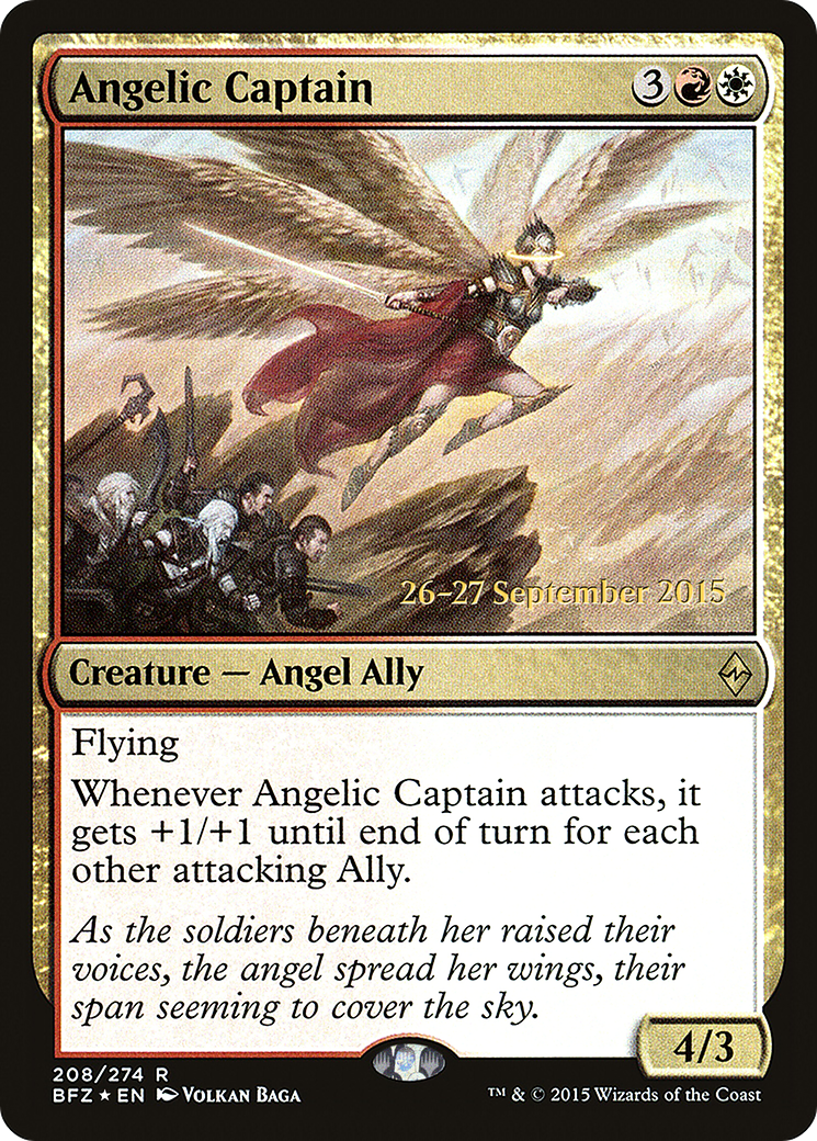 Angelic Captain - Prerelease Promo [PBFZ-208s]