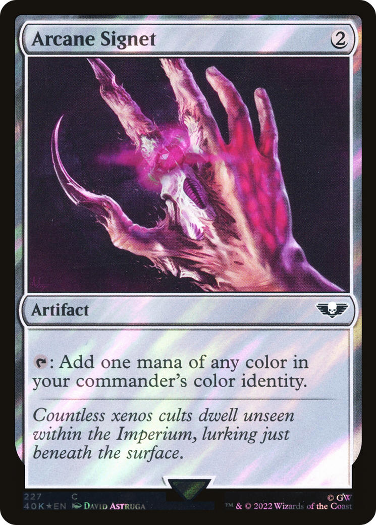 Arcane Signet - Surge Foil [40K-227★]