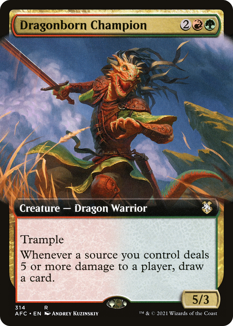 Dragonborn Champion - Extended Art [AFC-314]