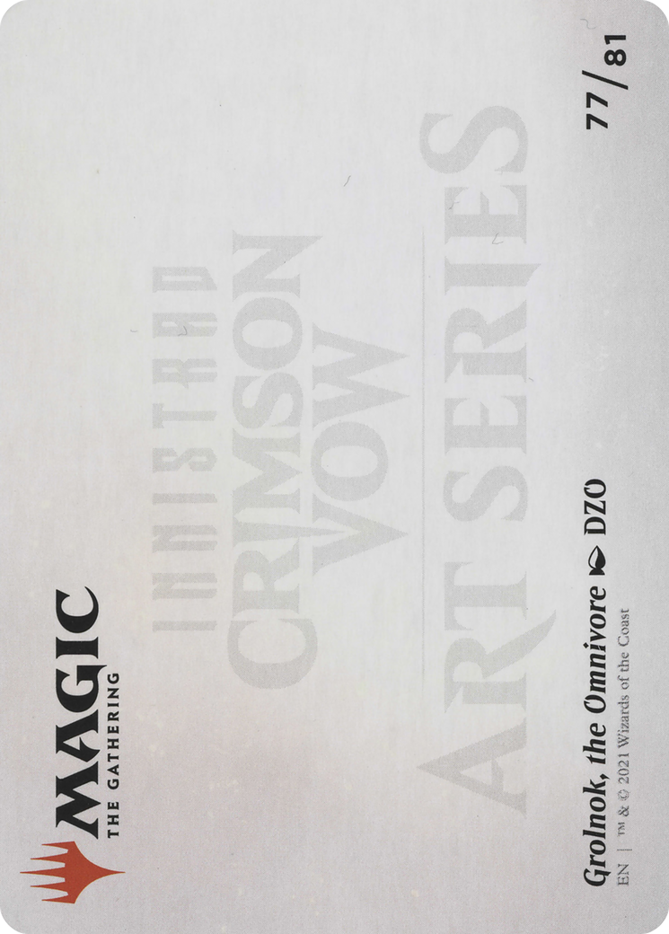 Grolnok, the Omnivore // Grolnok, the Omnivore [AVOW-77]