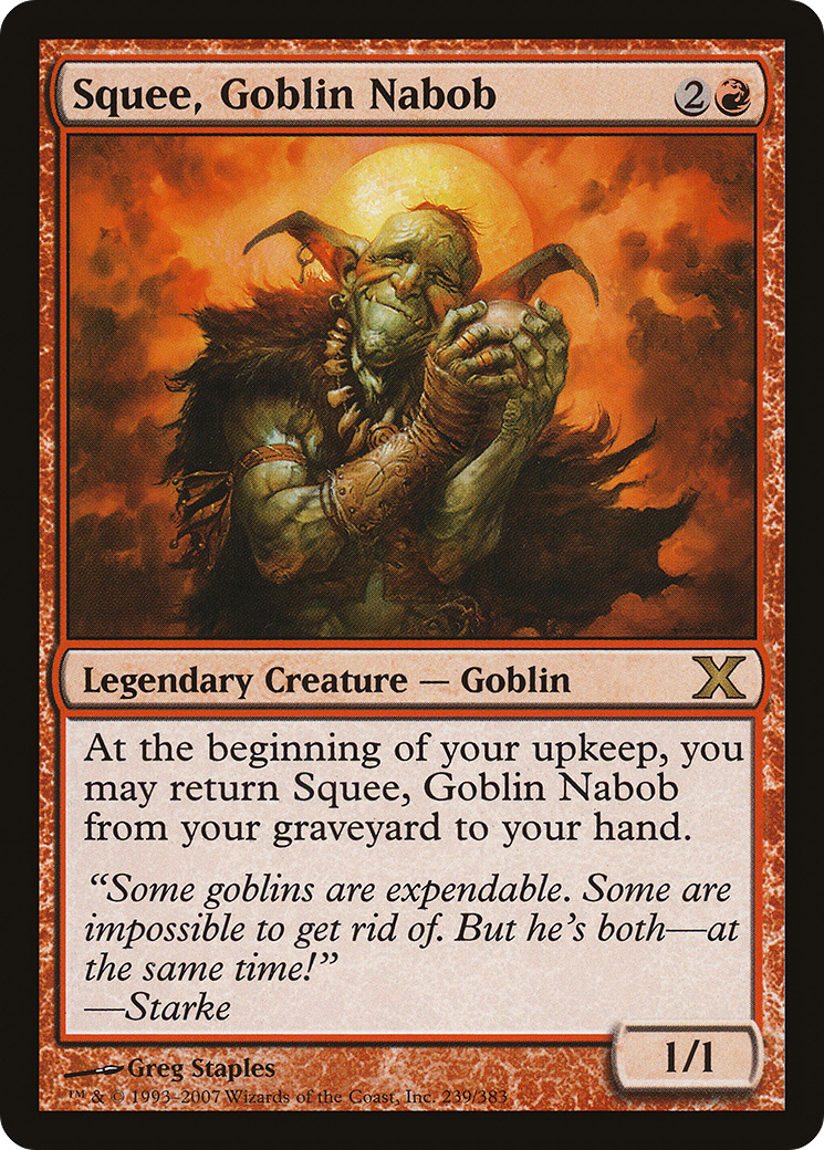 Squee, Goblin Nabob [10E-239]