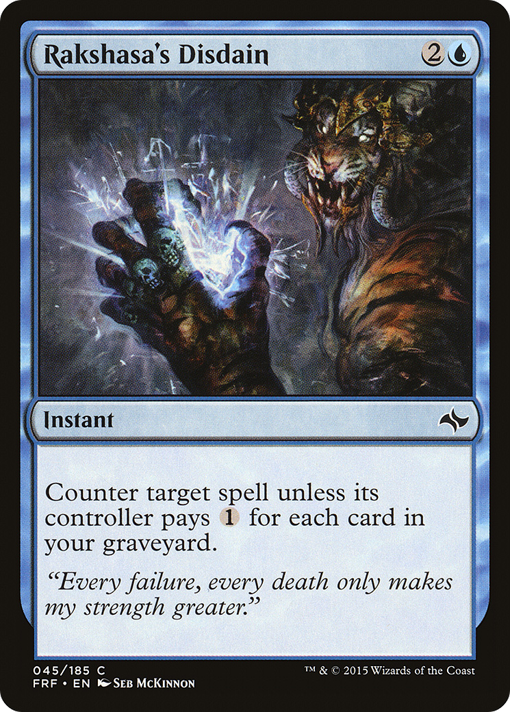 Rakshasa's Disdain [FRF-45]