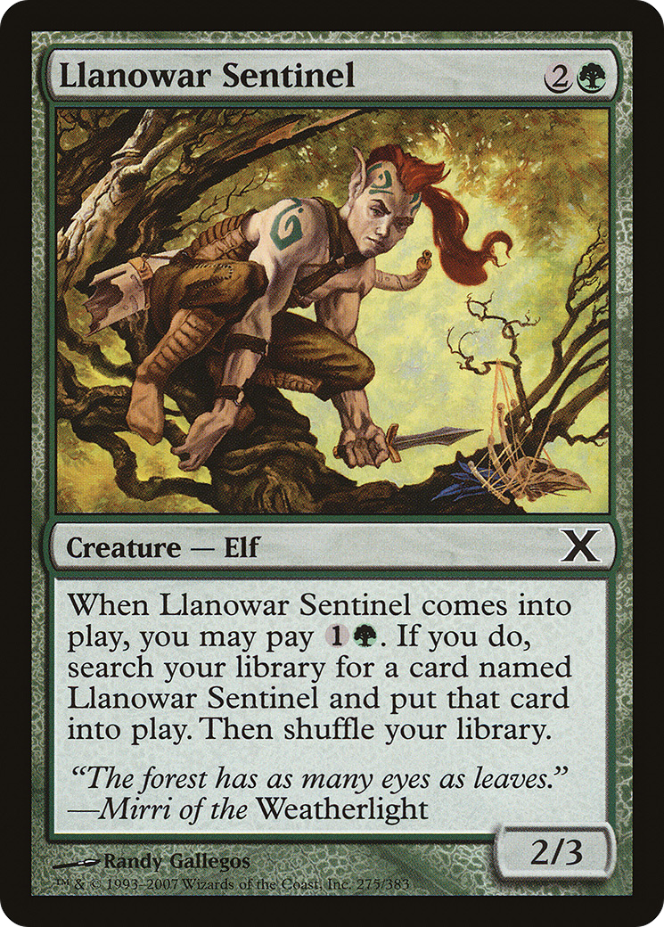 Llanowar Sentinel [10E-275]