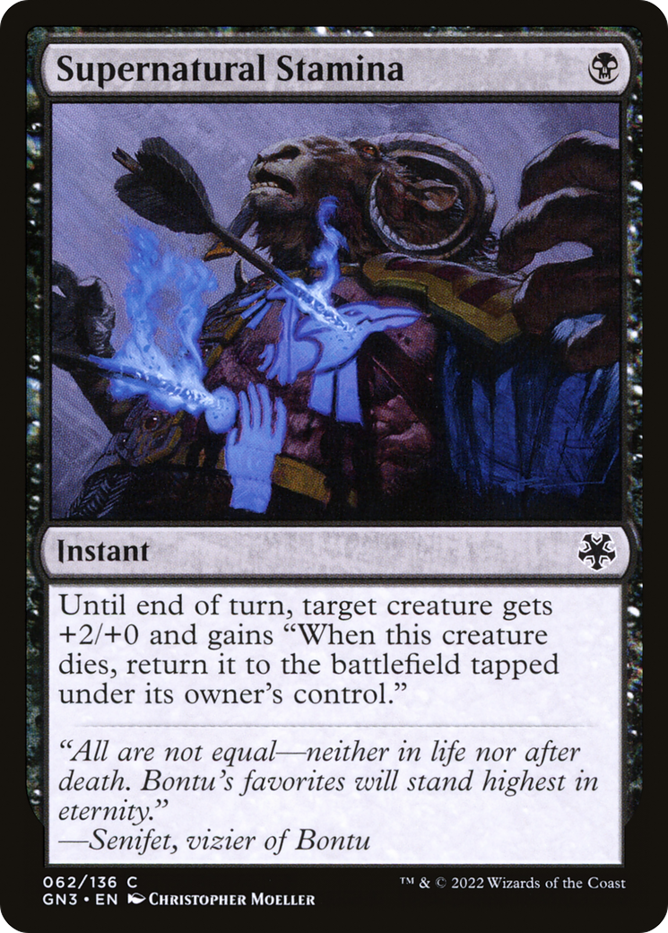 Supernatural Stamina [GN3-62]