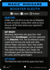 Booster Sleuth // Booster Sleuth (cont'd) [MNEO-1]