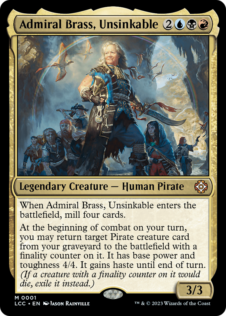 Admiral Brass, Unsinkable [LCC-1]