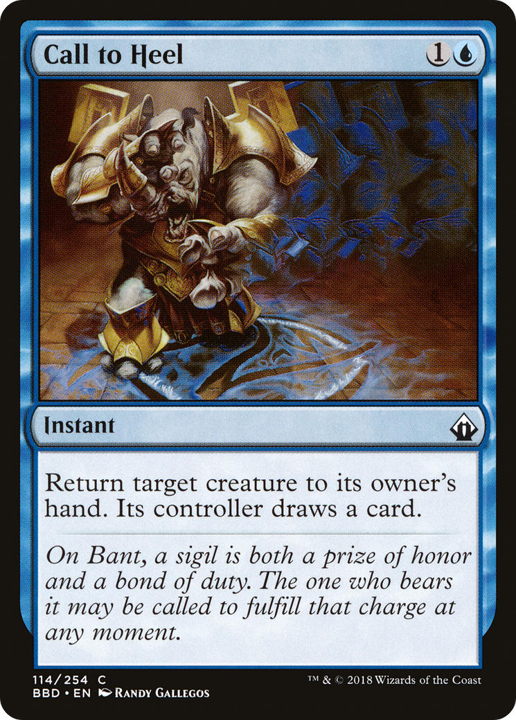 Call to Heel [BBD-114]