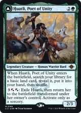 Huatli, Poet of Unity // Roar of the Fifth People - Prerelease Promo [PLCI-189s]