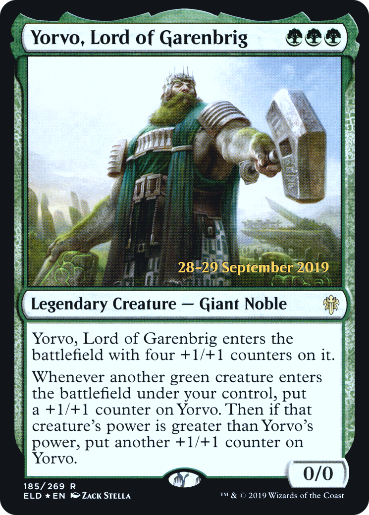 Yorvo, Lord of Garenbrig - Prerelease Promo [PELD-185s]