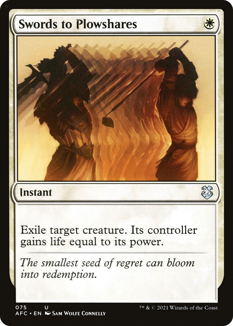 Swords to Plowshares [AFC-75]