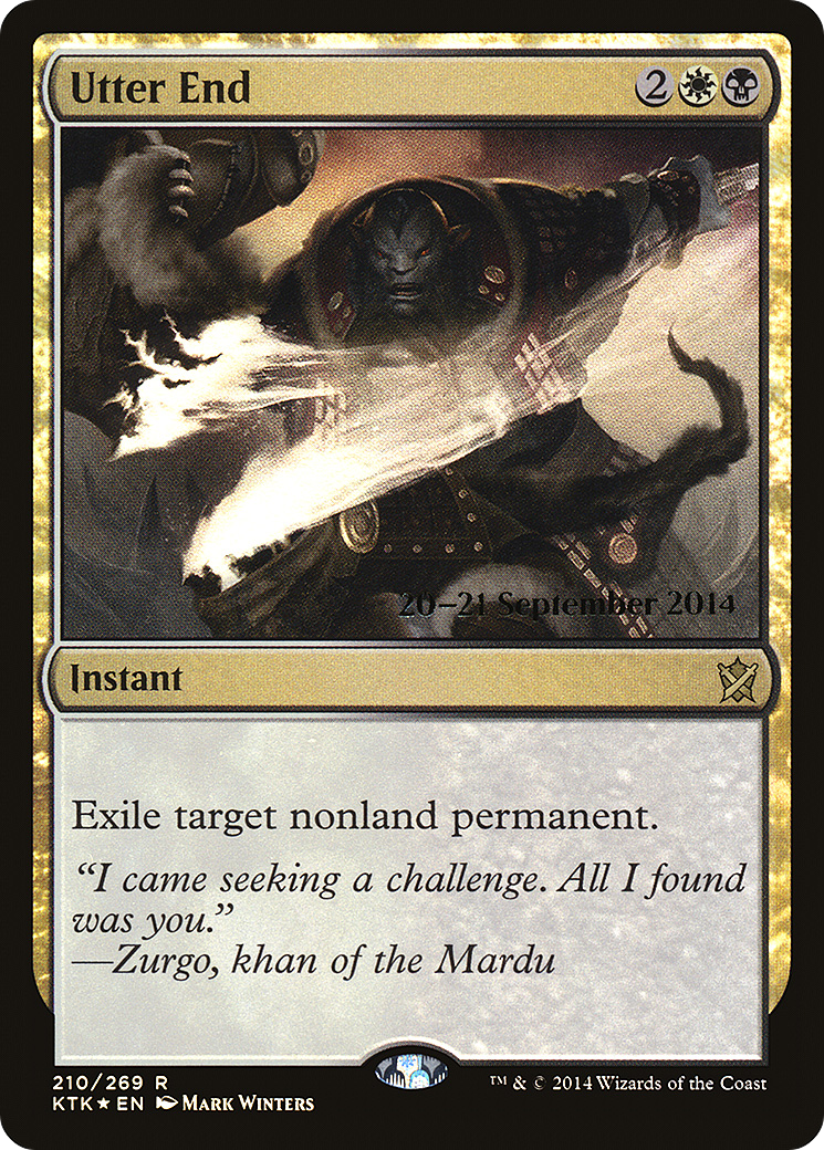 Utter End - Prerelease Promo [PKTK-210s]