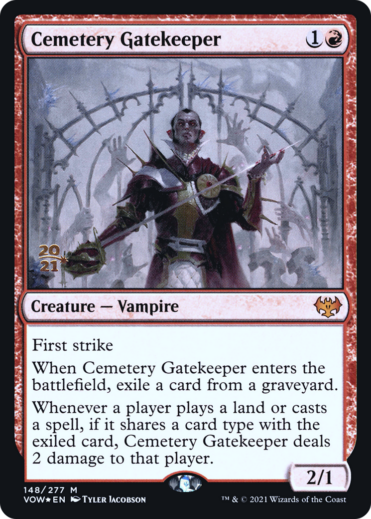 Cemetery Gatekeeper - Prerelease Promo [PVOW-148s]