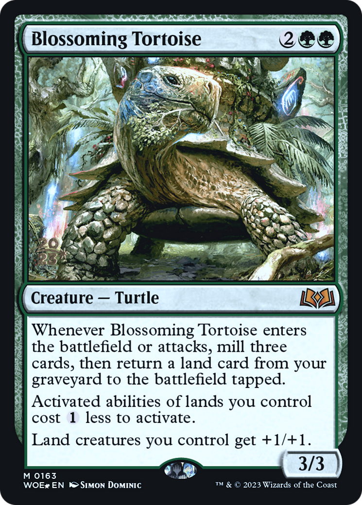 Blossoming Tortoise - Prerelease Promo [PWOE-163s]