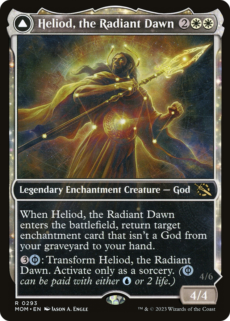 Heliod, the Radiant Dawn // Heliod, the Warped Eclipse - Showcase - Full Art [MOM-293]