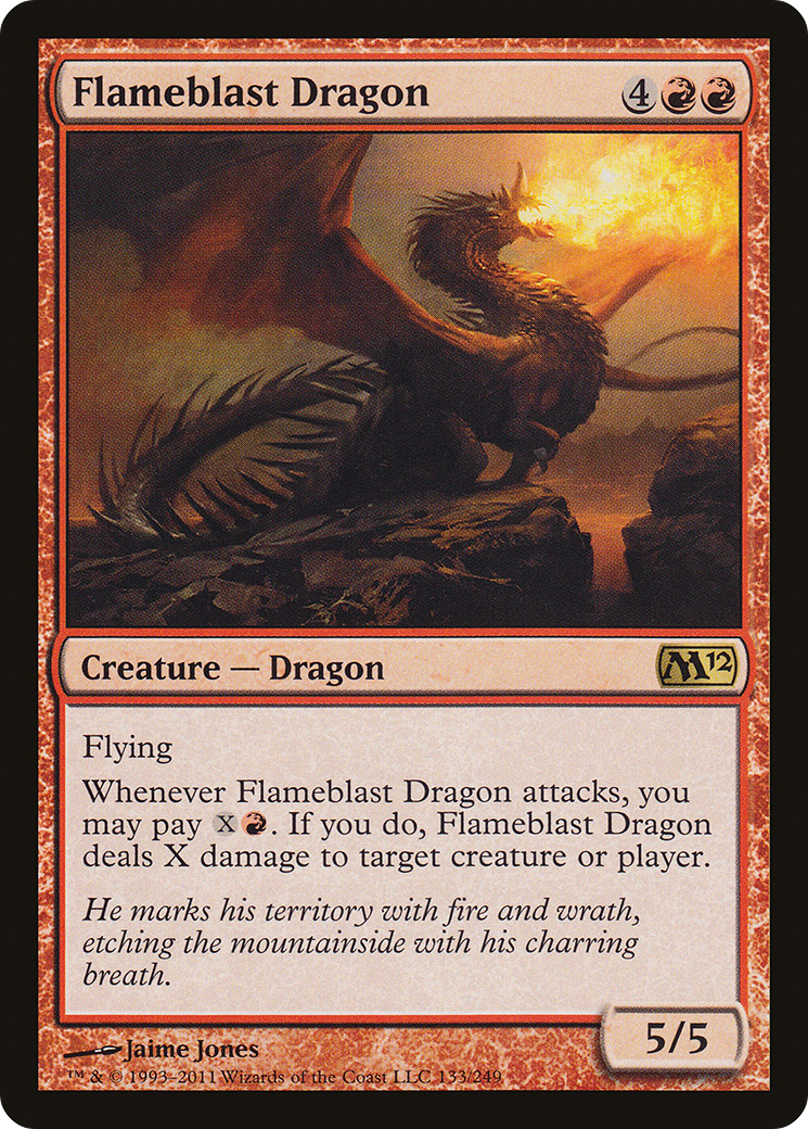 Flameblast Dragon [M12-133]