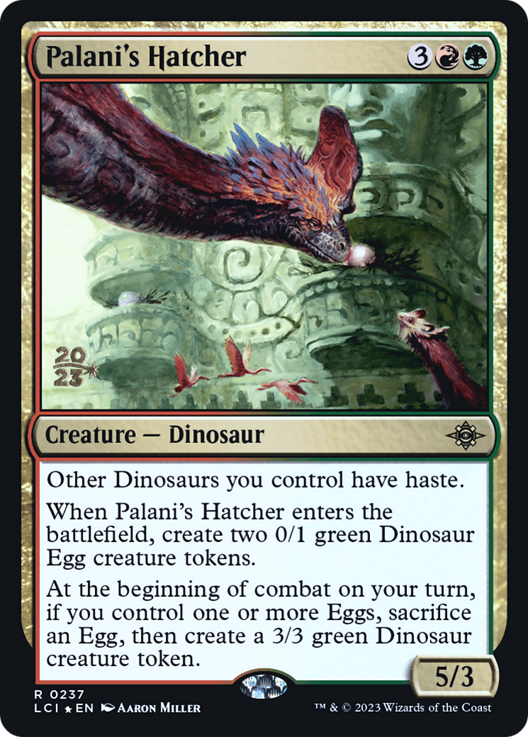 Palani's Hatcher - Prerelease Promo [PLCI-237s]