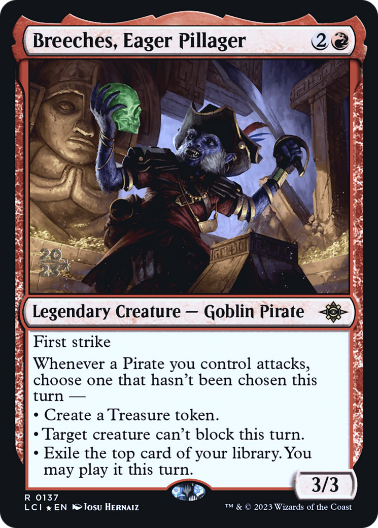 Breeches, Eager Pillager - Prerelease Promo [PLCI-137s]