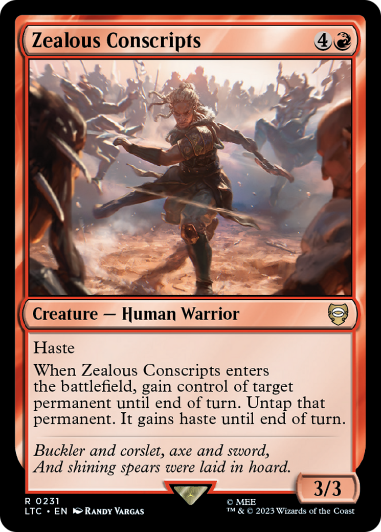 Zealous Conscripts [LTC-231]