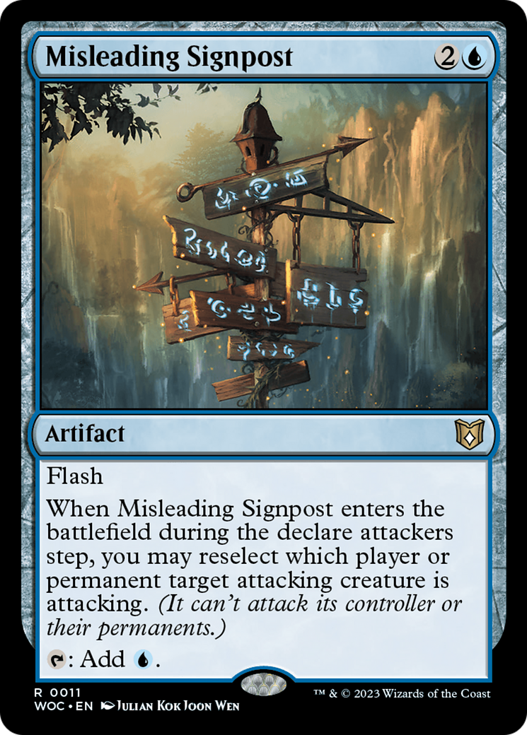 Misleading Signpost [WOC-11]