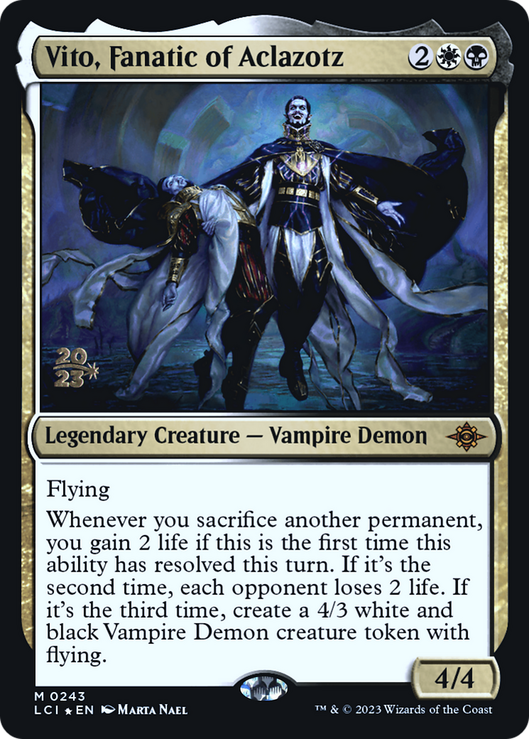 Vito, Fanatic of Aclazotz - Prerelease Promo [PLCI-243s]