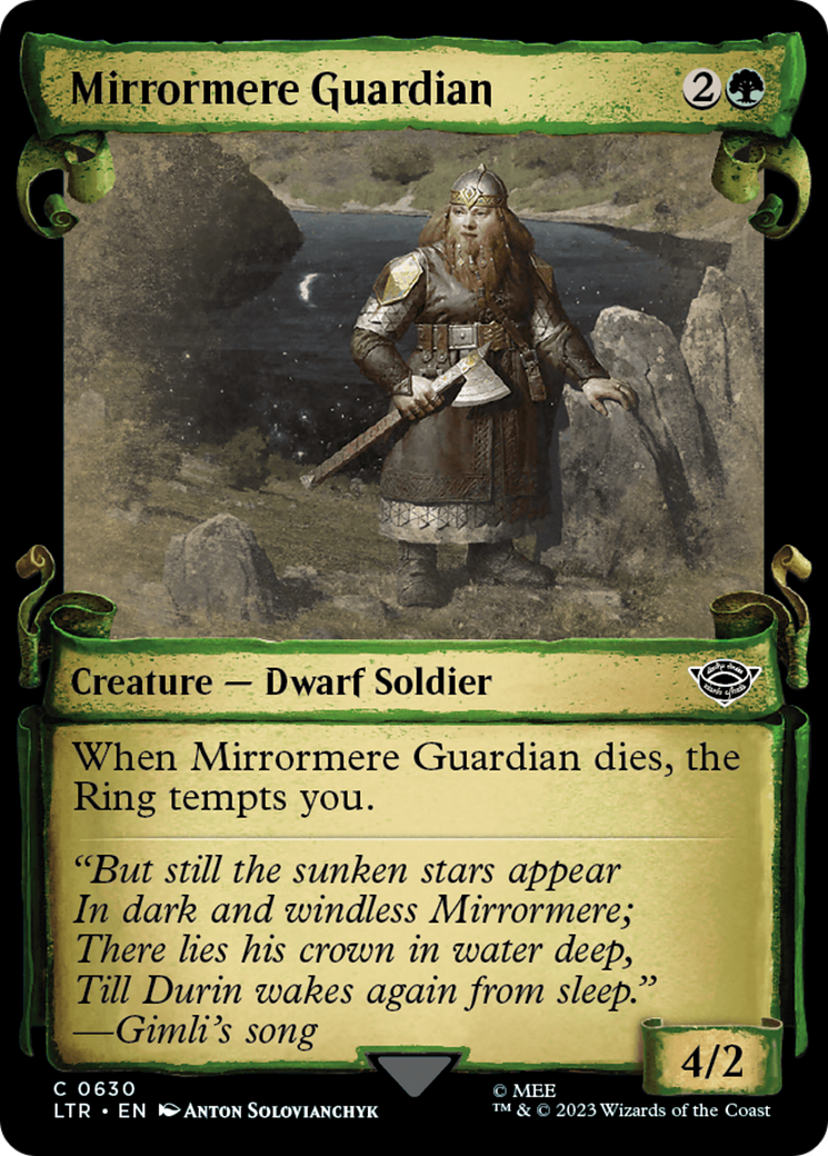 Mirrormere Guardian - Scroll Showcase [LTR-630]