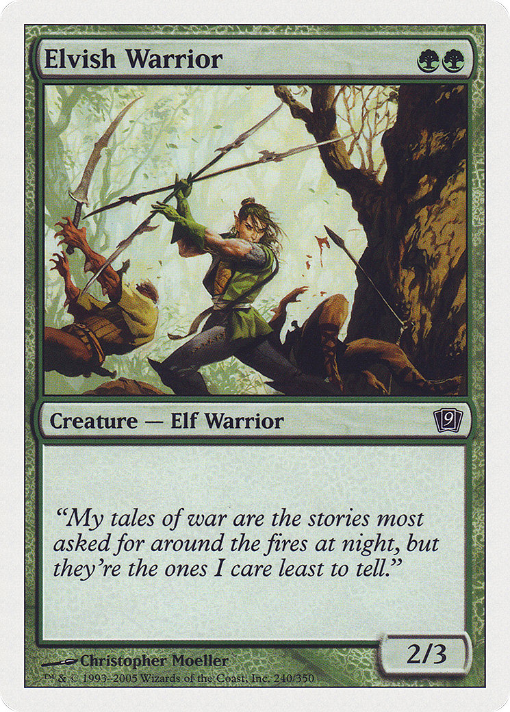 Elvish Warrior [9ED-240]