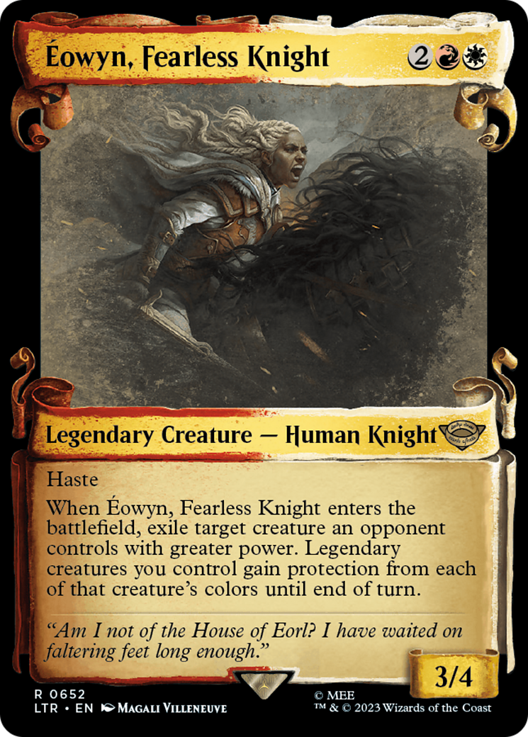 Éowyn, Fearless Knight - Scroll Showcase [LTR-652]