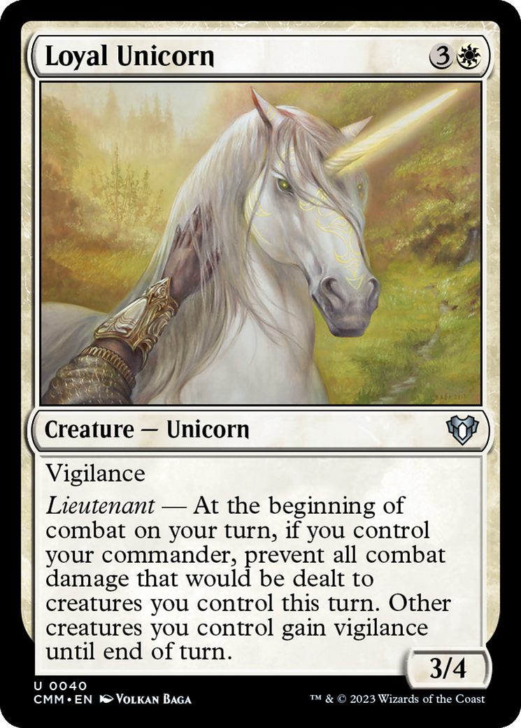 Loyal Unicorn [CMM-40]