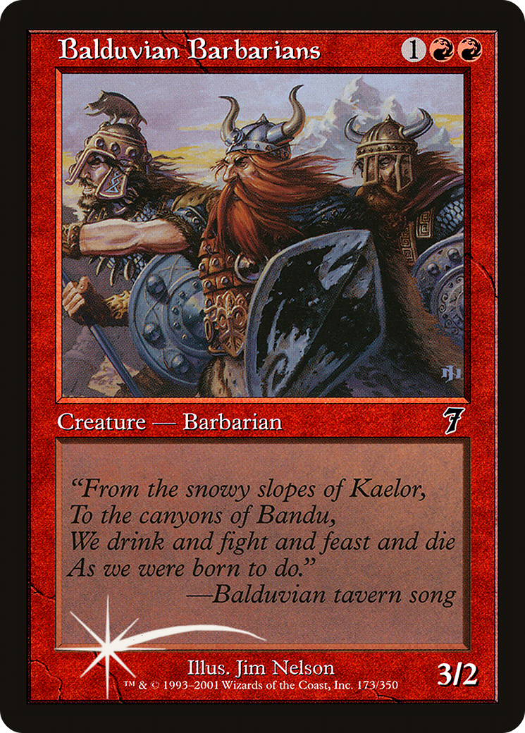 Balduvian Barbarians [7ED-173★]