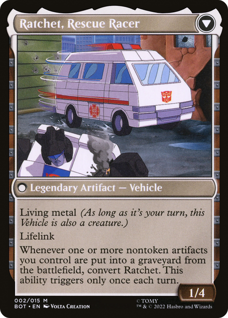 Ratchet, Field Medic // Ratchet, Rescue Racer [BOT-2]