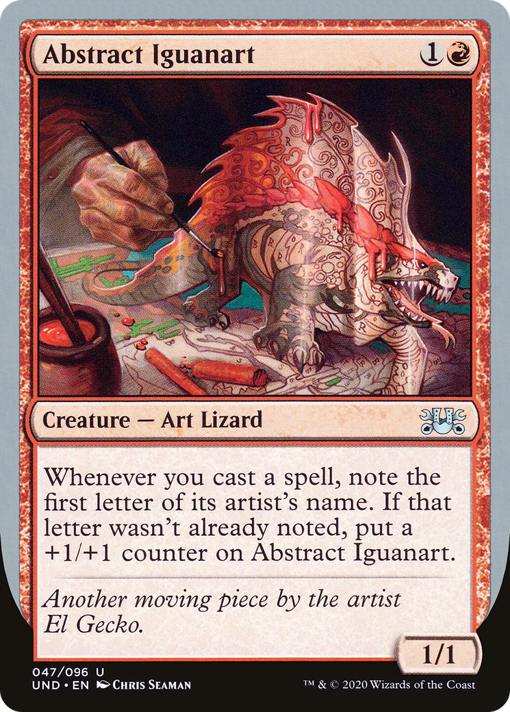 Abstract Iguanart [UND-47]