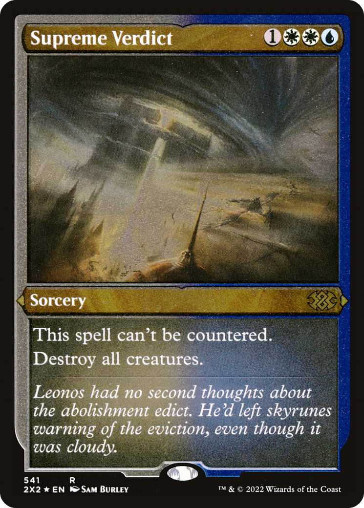 Supreme Verdict [2X2-541]