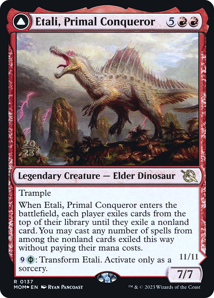 Etali, Primal Conqueror // Etali, Primal Sickness - Prerelease Promo [PMOM-137s]