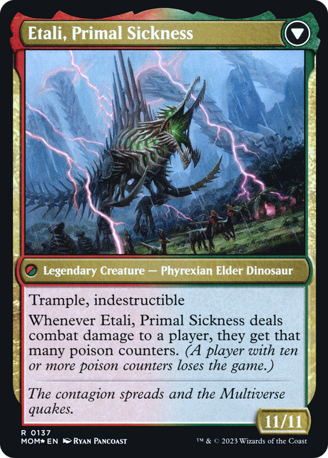 Etali, Primal Conqueror // Etali, Primal Sickness - Prerelease Promo [PMOM-137s]