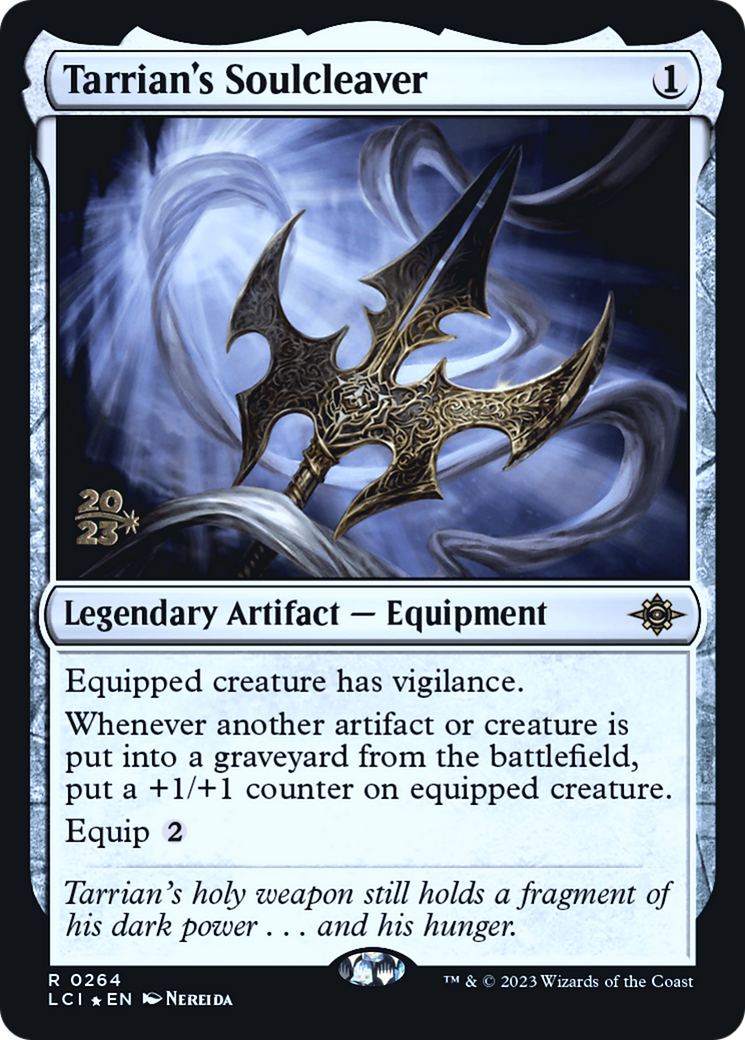 Tarrian's Soulcleaver - Prerelease Promo [PLCI-264s]