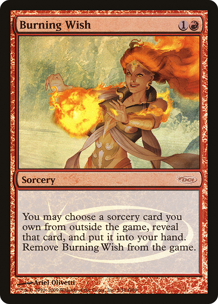 Burning Wish - Promo [G09-5]