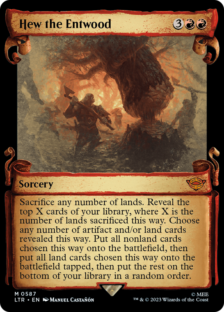 Hew the Entwood - Scroll Showcase [LTR-587]